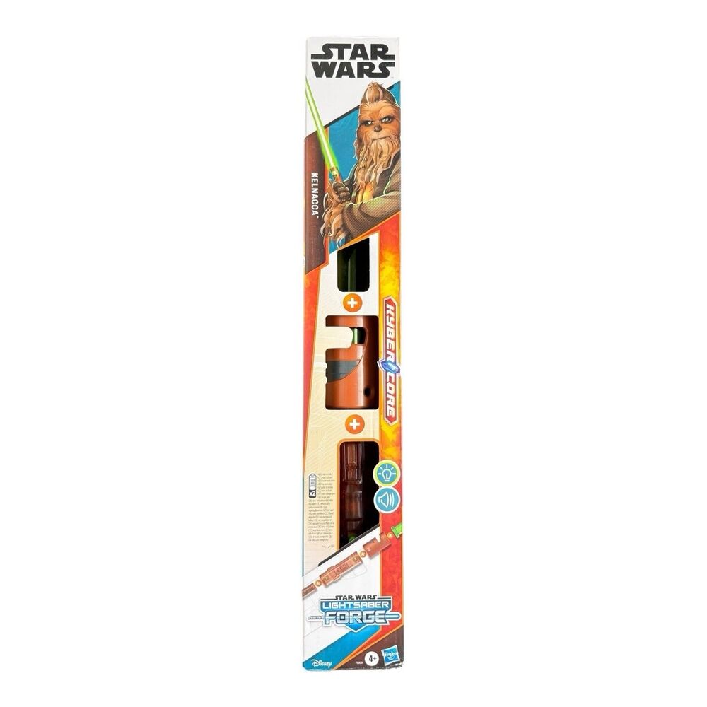 NEW Star Wars Lightsaber Forge Kyber Core Kelnacca Green Customizable Electronic